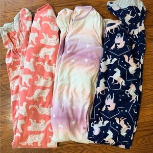 Carter's Cozy Sleepers - Coral, Lavender, and Navy